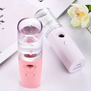 

Nano spray Facial Steamer Portable Steam Face Humidifier USB Charging Mini Aroma Diffuser Handheld Steaming Beauty Instrument