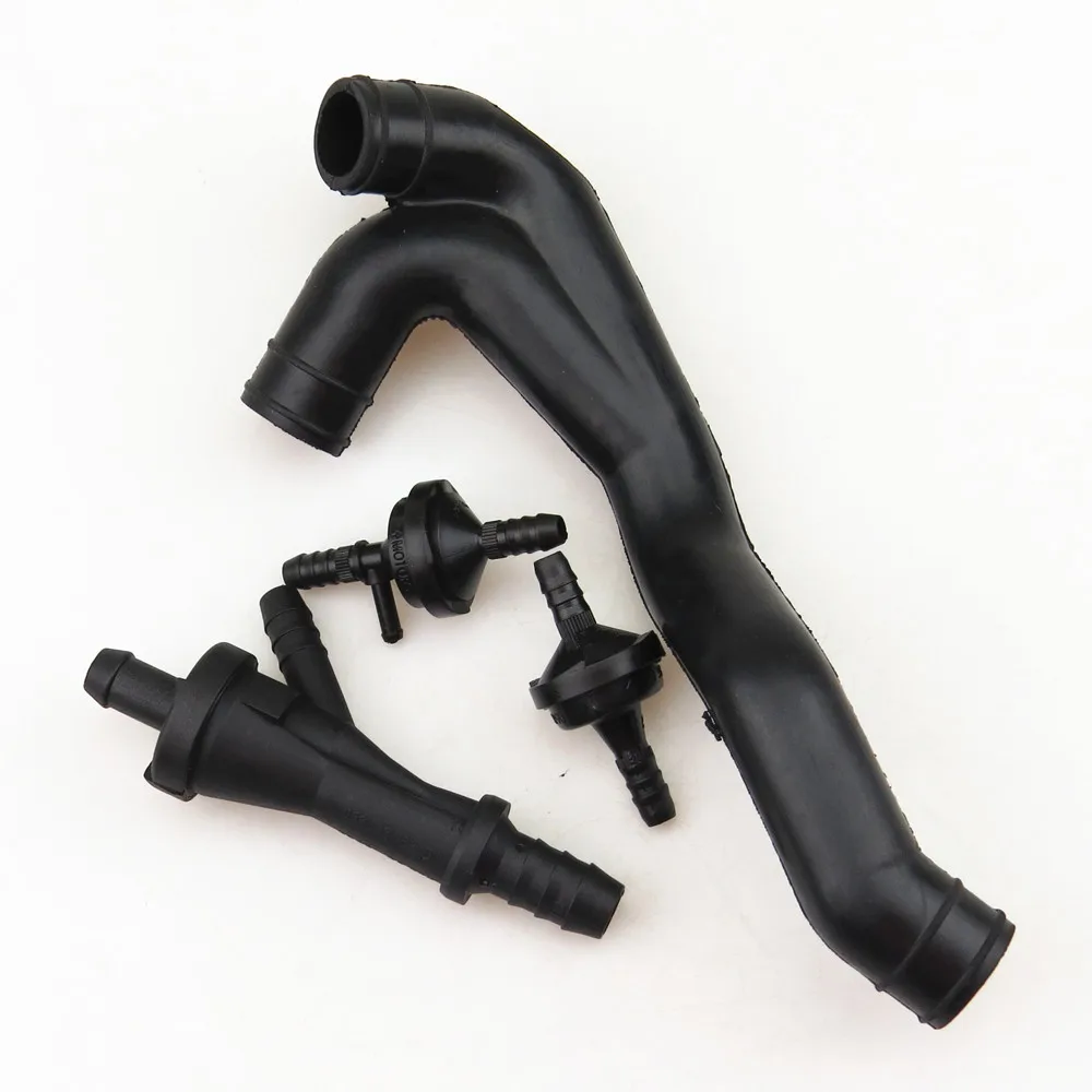 Readxt 1set Turbo Engine Crankcase Breather Hose&check Valve For Vw