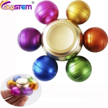Boule arc en ciel Fidget Spinner, jouets anti Stress en métal, Gyro Gyroscope, jouet anti Stress pour adulte 