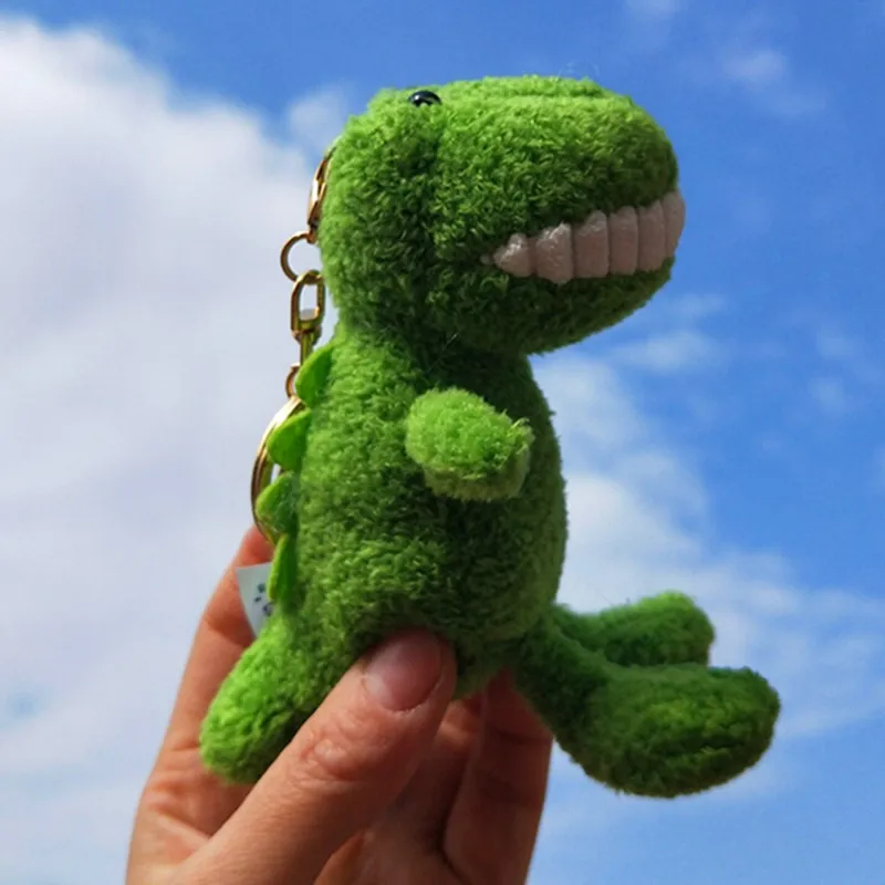 Темный хаки 15-20cm Plush Toys Soft Keychain Popular Toys Bing Bunny Friend Stuffed& Plush Animals Kawaii Keychain For Boys And Girls - Цвет: Темный хаки