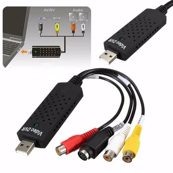 

New USB 2.0 Audio Television Video VHS to PC DVD VCR Converter Easy Capture Card Adapter SCI88