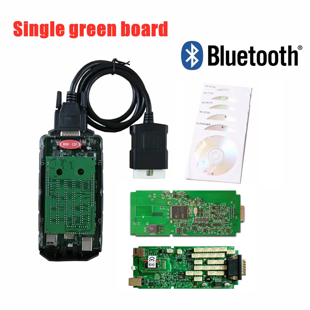 DHL+ 5 шт./лот W-O-W C-D-P Snooper одноплатный с keygen v5.008r2 Bluetooth OBD2 Диагностический Инструмент лучше, чем vd tcs c-d-p pro