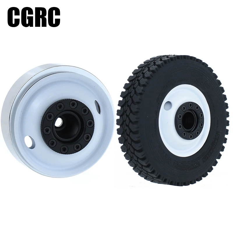 

2pcs Metal Front Wheel Rim Hub for 1:14 Tamiya SCANIA ACTROS MAN Trailer Tractor Truck RC Car Parts