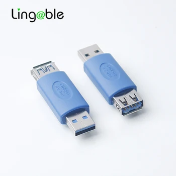 

Lingable Super Speed USB 3.0 Extension A Male to A Female M/F Adapter Extender Connector Blue Converter