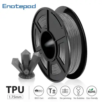 

SUNLU Flexible TPU 3D Printer Filament TPU Filament 1.75 mm 0.5kg Spool in 95A shore hardness 100% no bubble