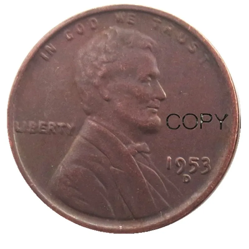 US One Cent 1953P/D/S Copy Coins