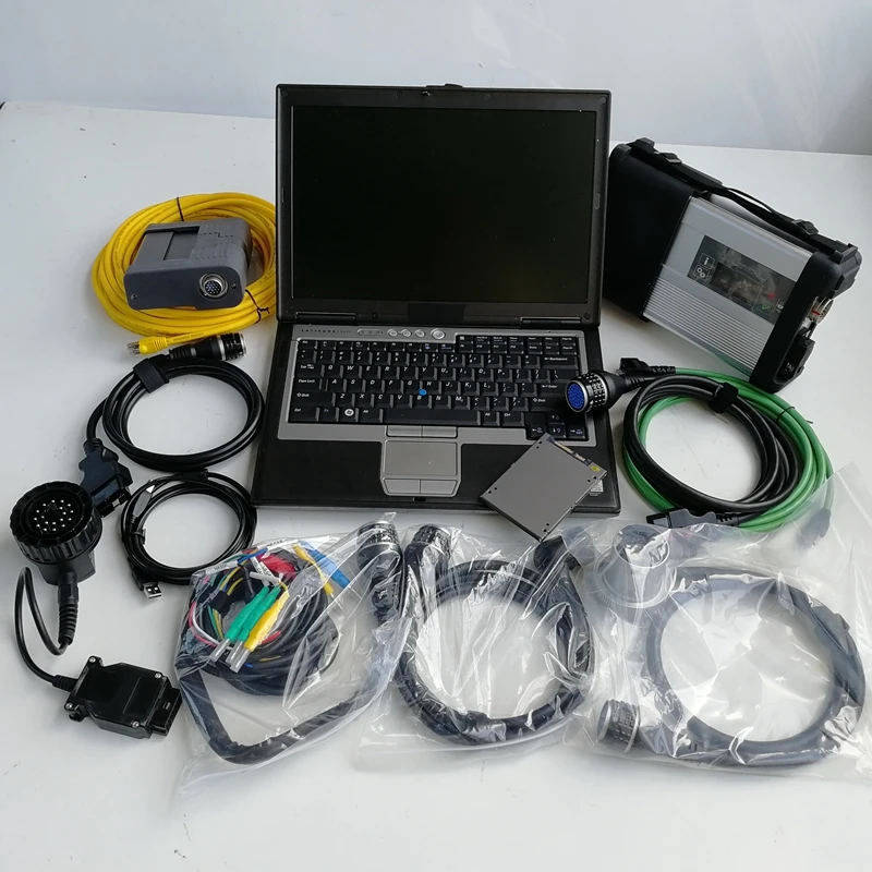 

For Bmw Icom A2 and MB star C5 V09.2019 software 2 in 1TB New SSD installed well on Used laptop Computer D630 Auto Diagnostic