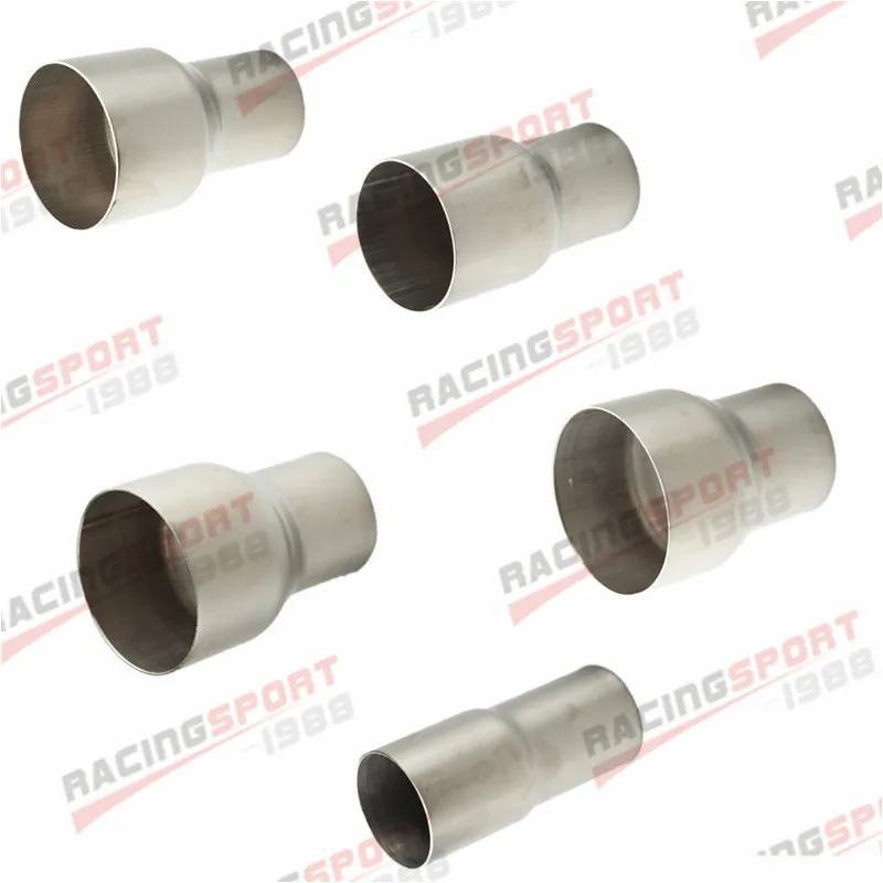 

OD:2" 2.25'' 2.5'' 3'' Universal Stainless Tapered Standard Exhaust Reducer Connector Pipe Tube
