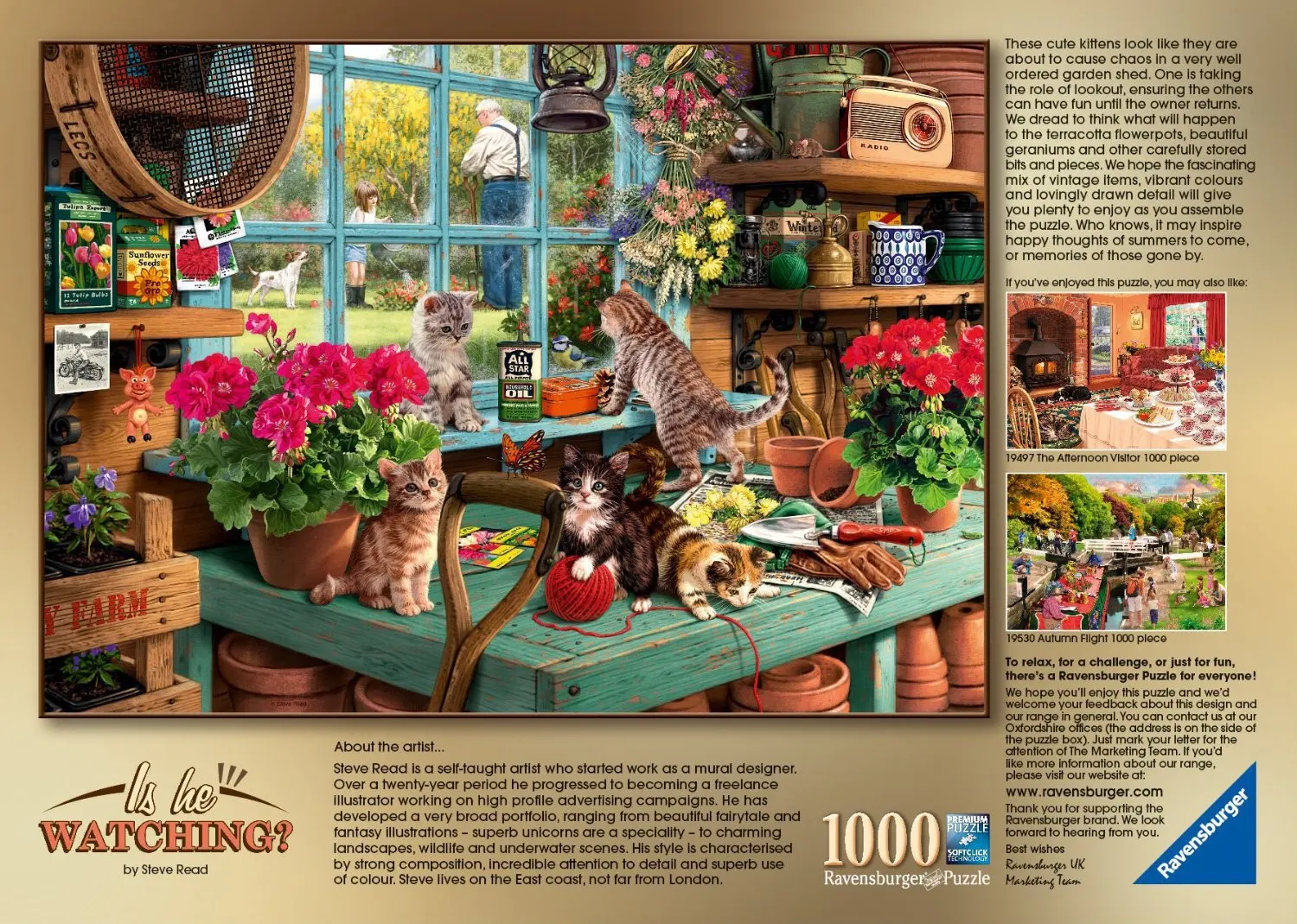 

[] Curious Jigsaw Puzzle Naughty 1000 PCs Germany Import Kitten
