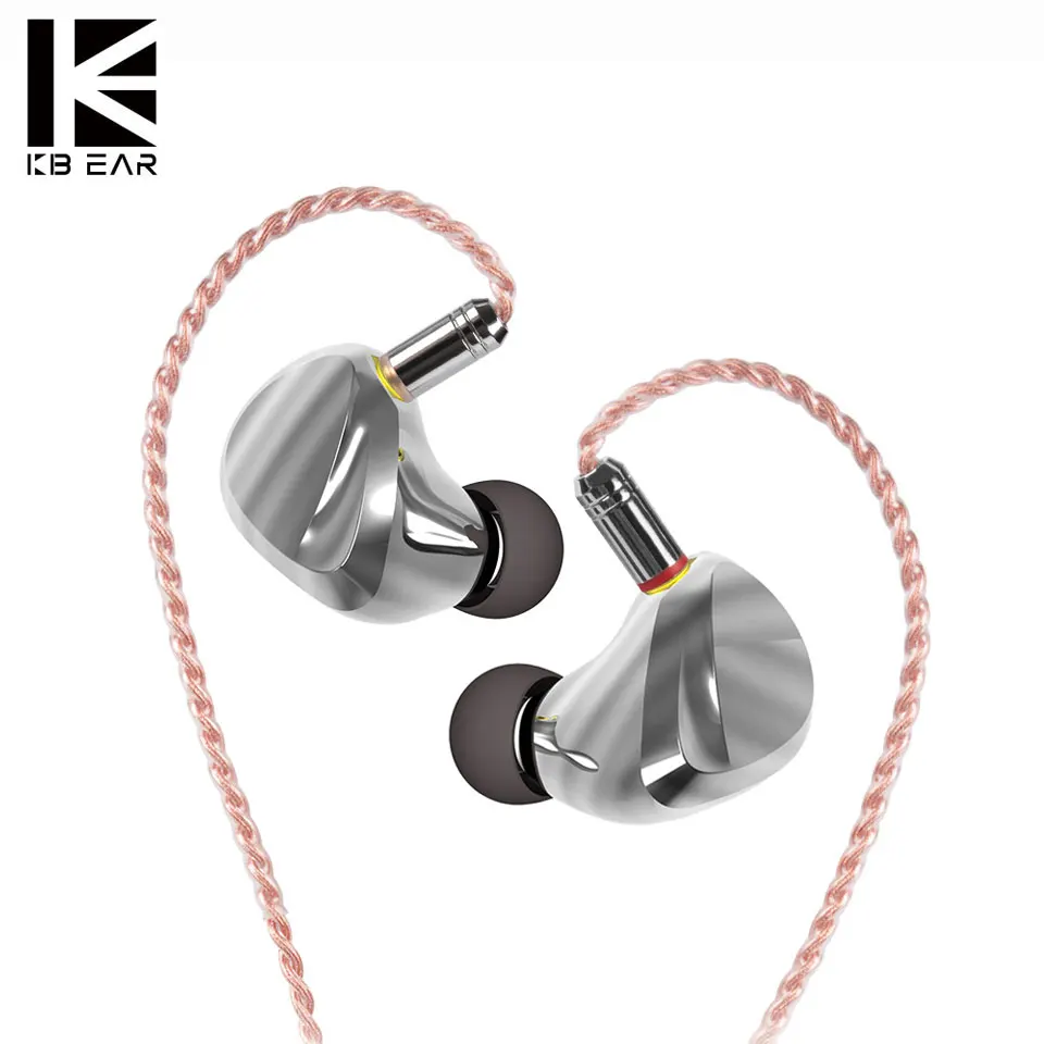Hi Fi наушники вкладыши KB EAR TRI I3 с динамическим драйвером разъемом MMCX|Наушники и