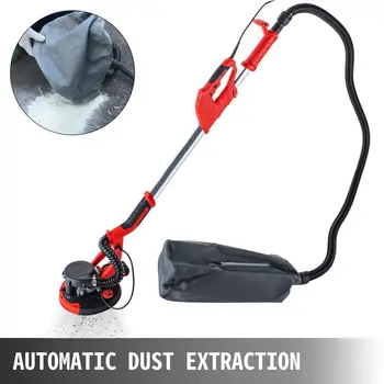 

750W Wall Sander Dry Work Polisher Electric Wall and Ceiling Sander Giraffe Sander Ideal for Ceiling and Sanding with Vacuum Bag