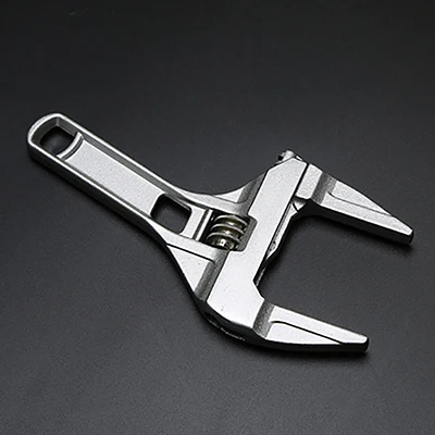 short handle Гаечный ключ для ванной, инструмент, большое отверстие, короткая ручка, Регулируемый универсальный гаечный ключ для установки, разборка, кран/раковина/умывальник - Цвет: short handle