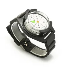 Тактический наручные компасы для кемпинга на открытом воздухе инструмент для выживания Приключения туристическое снаряжение для рыбалки охотничьи принадлежности черная полоса