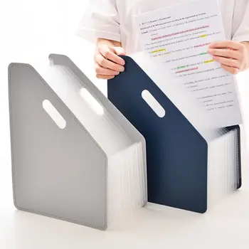 

13 Pockets Desk File Folder Document Paper Organizer Storage Holder Multilayer Expanding Box