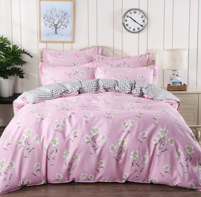 NTMY 09 Ultratex Home Textile Printed Multi Color Multi Sizes Comfortable Thicked Brushed Suede Bedding Sets Duvet Cover Bed Sh - Цвет: 012