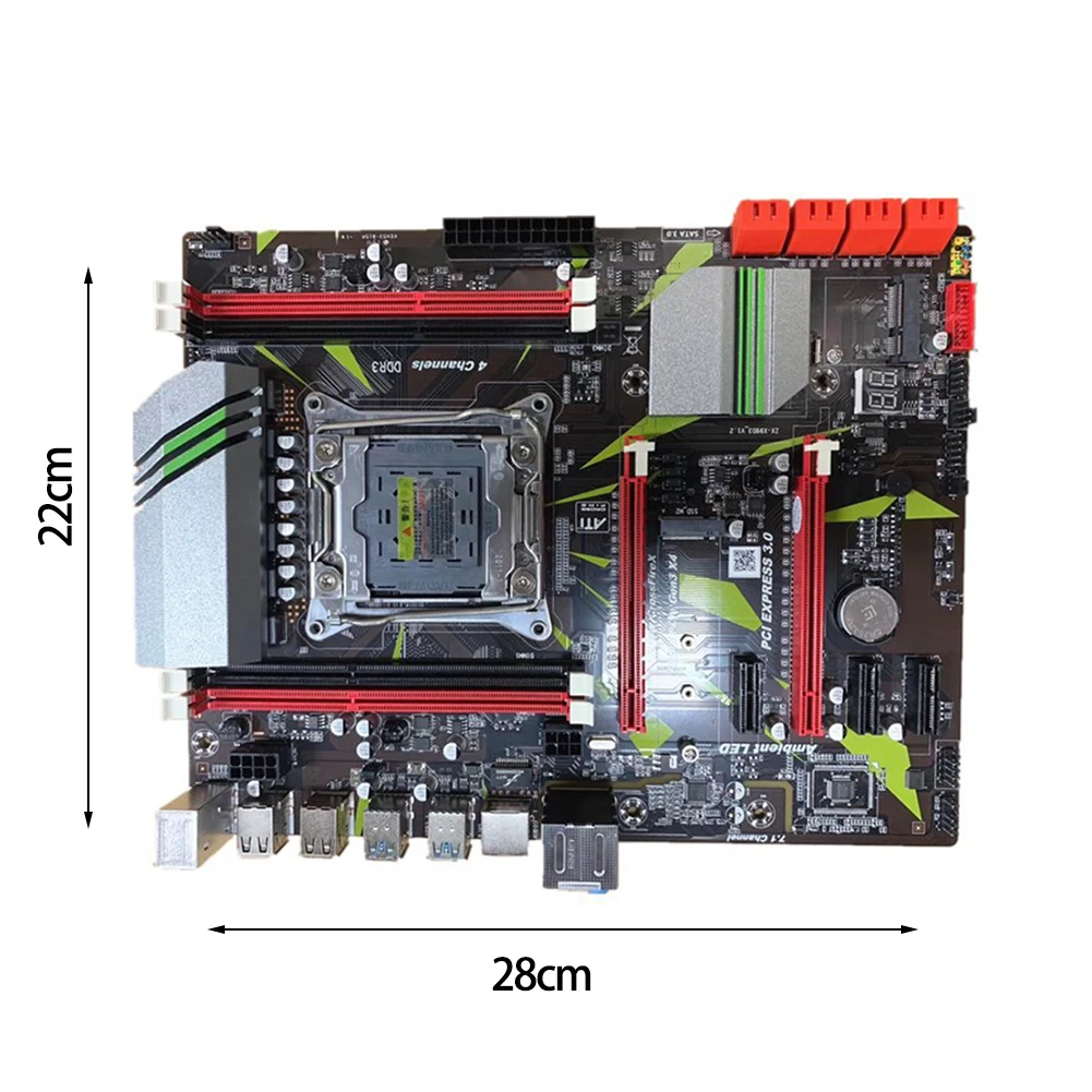 LGA 2011-V3 материнская плата X99 REG ECC SATA 3,0 с M.2 SSD четырехканальная Память DDR4 64G материнская плата LGA2011-V3 для I3 I5 I7 Xeon