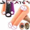 Sex Machine Attachment Super Large Simultaneous Insertion Double Headed Dildo Anal Plug Anal Penis Love Machine Accessories Y95 1
