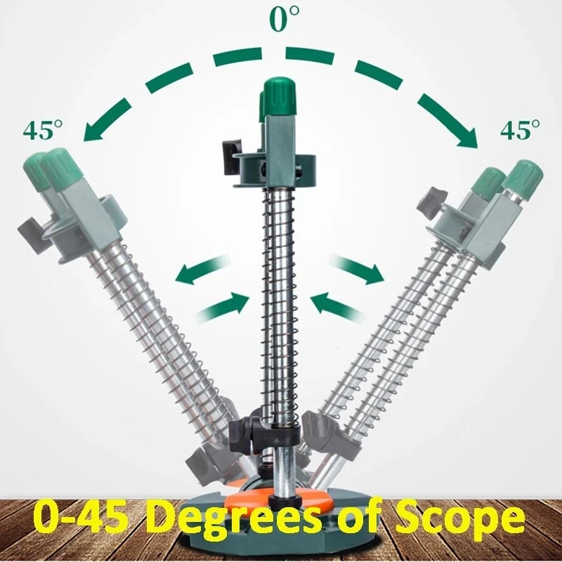  ZHYLing Guía de taladro de precisión, soporte para taladro de  tubo, guía de perforación con ángulo ajustable y mango extraíble,  herramienta de bricolaje (color : sin mandril) : Herramientas y Mejoras