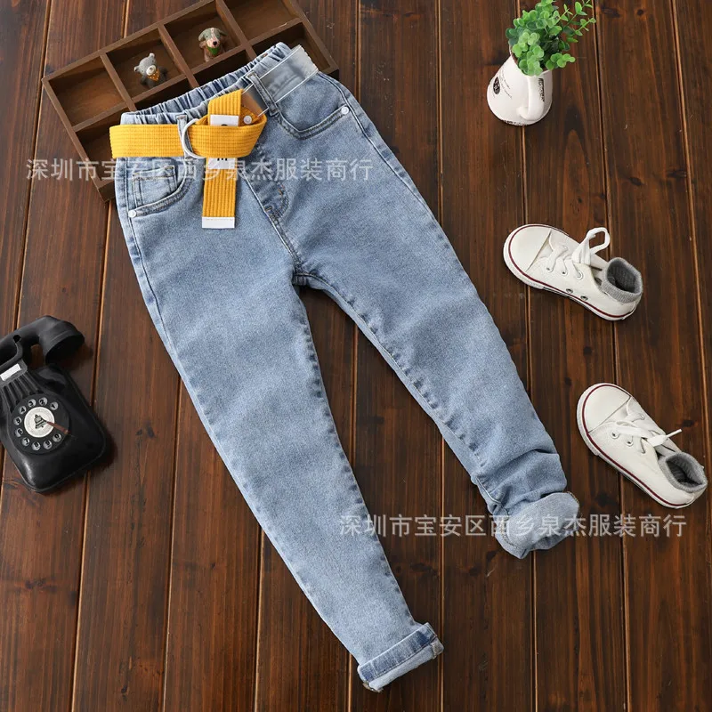 

2019 Spring And Autumn Children Jeans Low Price Net New Product Trial Sale Wandering Peddler Cowboy Trousers