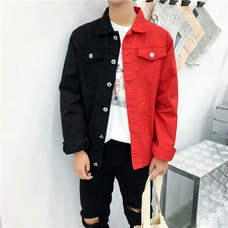 Casual Slim Denim Jacket For Men 2021 