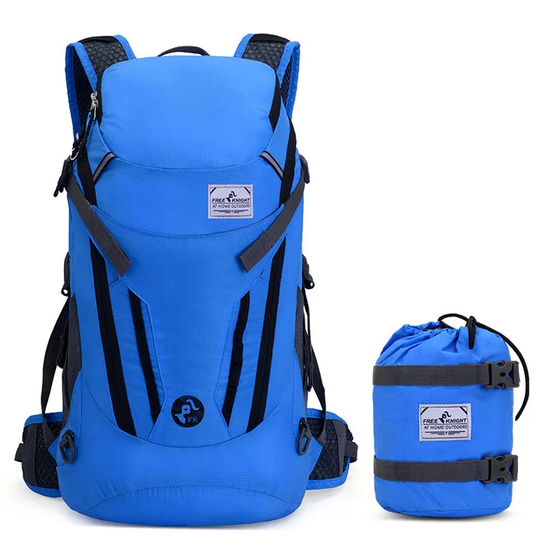 Легкий уличный рюкзак, спортивная складная сумка, дорожная складная сумка, рюкзак, портативный, для кемпинга, туризма, Mochila, сумка, рюкзак - Цвет: Небесно-голубой