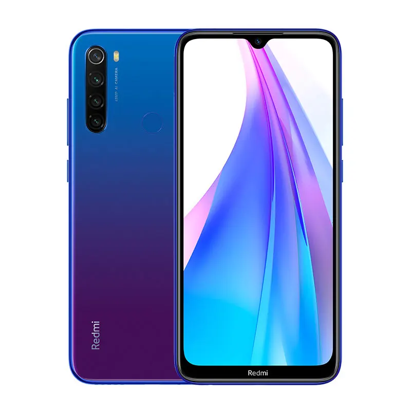 Xiaomi Redmi Note 8T с глобальной версией, 4 Гб, 128 ГБ, NFC, восьмиядерный смартфон Snapdragon 665, 6,3 дюйма, 48 МП, четыре тыловая камера, 18 Вт