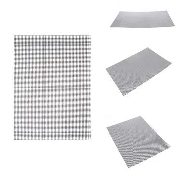 

30x40x0.2cm Non-stick bbq Grill Mesh Mat Grillmatte Grid Shape BBQ Mat Heat Resistance Barbacoa Grill Mat