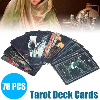 

2019 Full English Deck Tarot Cards DIY Silver Plating Prisma Visions Tarot High Quality Tarot Deck Board Game Cards