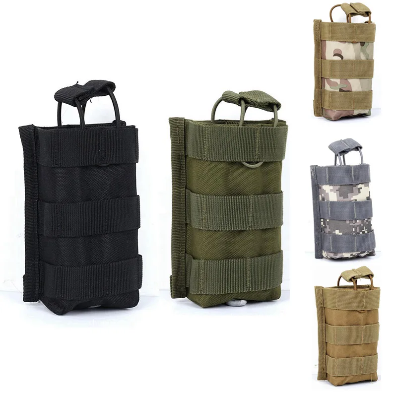 Tactical Molle Magazine Pouch Nylon Rifle Gun Mag Bag Outdoor Hunting Military Survival Waist Tool Travel Drop Utility | Спорт и