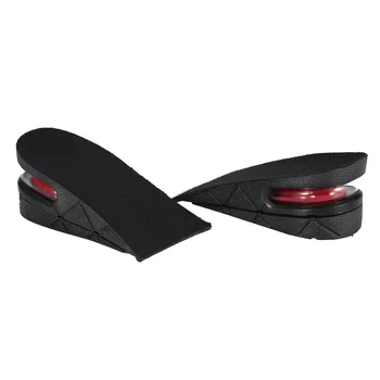 

1 Pair Men Women Half Lift Height Increase Insoles 5cm Invisible Shoes Heel Taller Pads Air Cushion Insole Removable Half Pad
