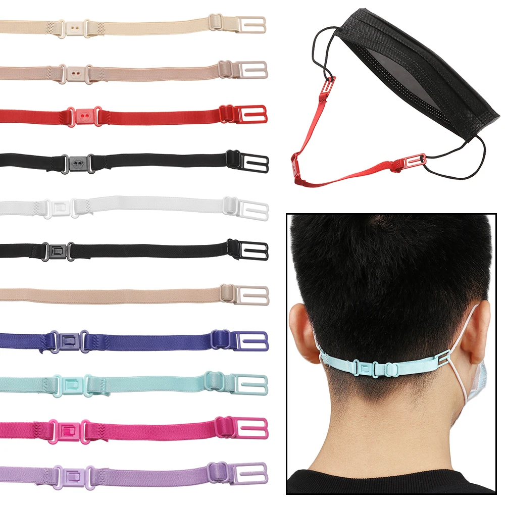 Extensor elástico antiestiramiento para mascarilla, artefacto Protector para la oreja, correa de extensión, accesorios de cierre para sombreros, 1 unidad