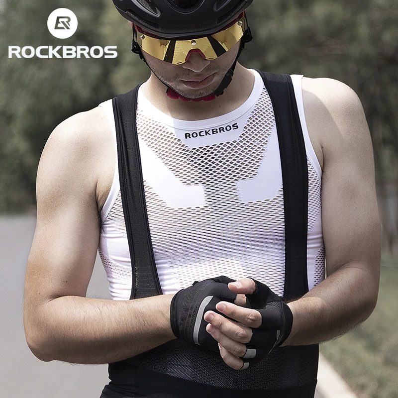 ROCKBROS Men Women Cycling Jersey Bicycle Vest MTB Road Breathable