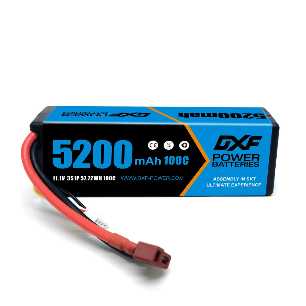 DXF 3S 11.1V 5200mAh 100C Hardcase Lipo