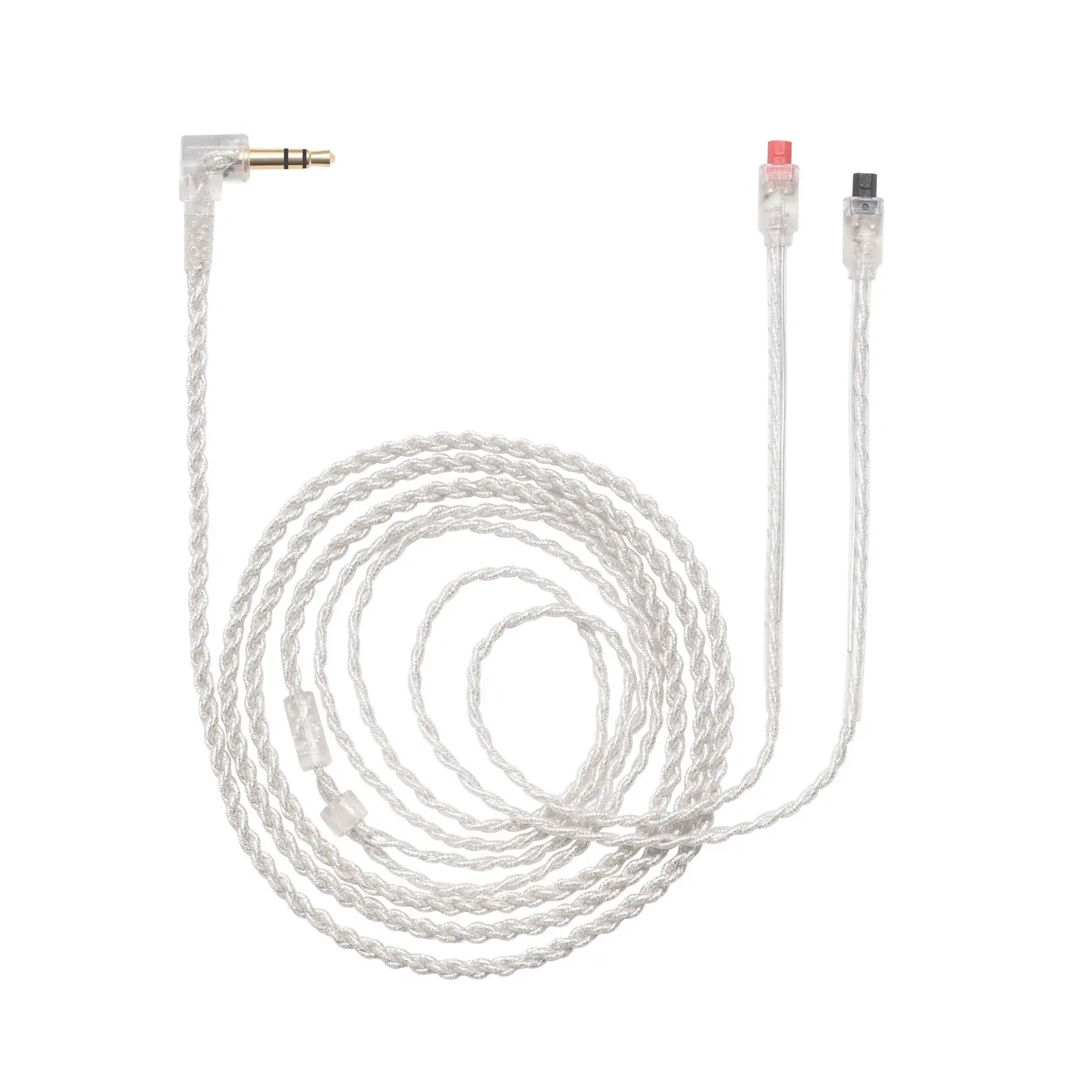 1 2m Upgrade Audio Cable Replacement Silver Plated Cord Wire for Audio Technica ATH IM50 IM04 IM70 IM01 IM02 IM03 Headphones