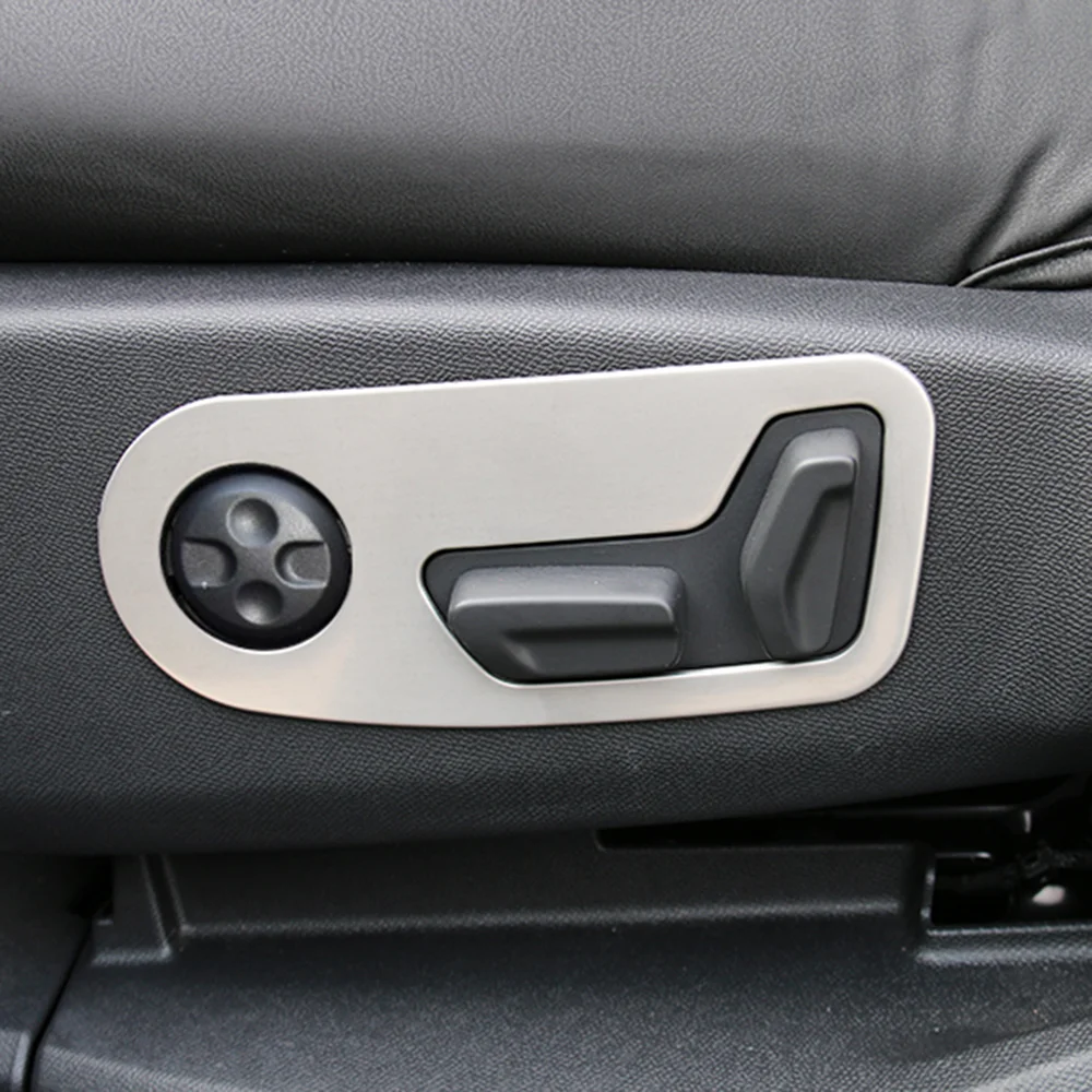 Внутреннее сиденье Кнопка регулировки ободок молдинг крышка для Citroen C5 aircross аксессуары для автомобиля-Стайлинг