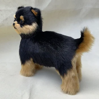 

Realistic Yorkie Dog Simulation Toy Dog Puppy Lifelike Stuffed Companion Toy Pet Dog Handcrafted FPing