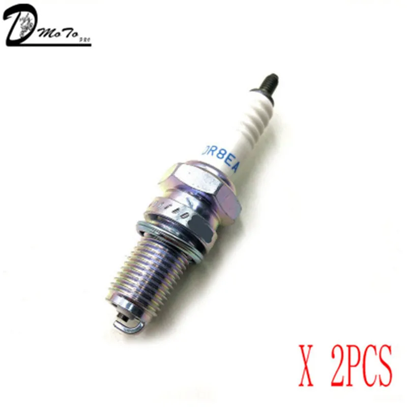 2 pcs SPARK PLUG CR7SHA #4549 C7HSA #4629 D8EA #2120 DR8EA #7162 For NGK 4 stroke Engine, Dirt Pit Bike, ATV, motocross - Image 2