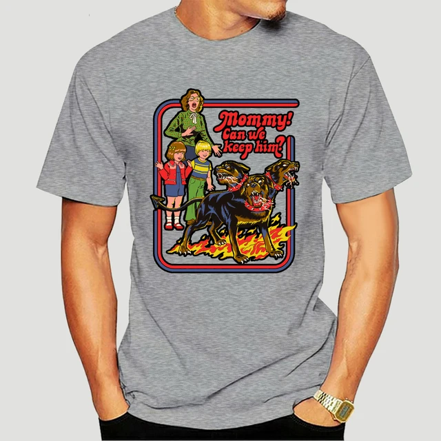 Cerberus Funny Ringer T Shirt Men 