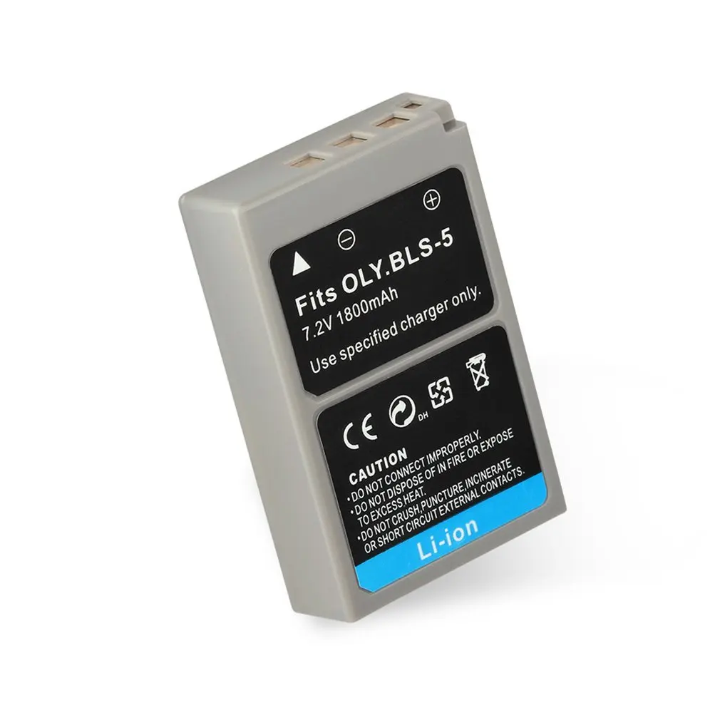 2 шт BLS-5 7,2 V 1800mAh литий-ионная аккумуляторная батарея для цифровой камеры+ USB зарядное устройство комплект с ЖК-экраном для OLYMPUS
