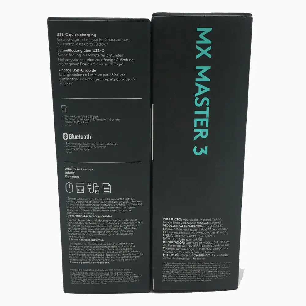 Новинка, Лидер продаж, беспроводная мышь logitech MX Master 3 с Bluetooth, Офисная мышь с беспроводным приемником 2,4G, Mx master 2 s, обновление