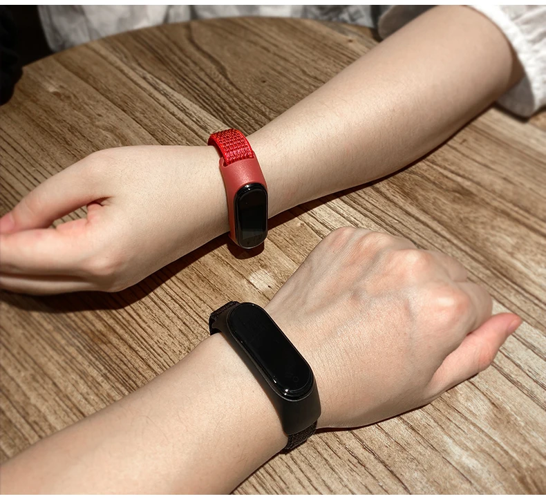 Нейлоновый ремешок с чехлом чехол для Xiao mi Band 4 наручный ремешок спортивный браслет для Xiaomi mi 3 correa браслет Ремешки для наручных часов
