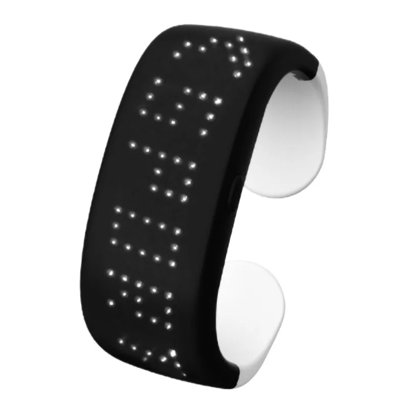 

Fashion Cool LED Light Up Bracelet Electronic Flash Wristband Light-Emitting Band For Party Night Event