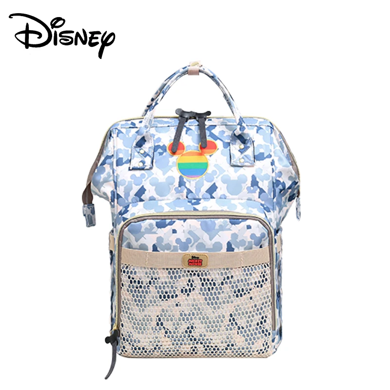 Disney сумка для подгузников, мам Сумка Микки для беременных женщин упаковка большой емкости пеленки сумка рюкзак детские пеленки сумка влажная сумка Детские Путешествия - Цвет: 2