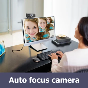 

Widescreen Video Work Home Accessories 1080P HD USB Webcam Video Conference Live Streaming Web Camera with Microphone