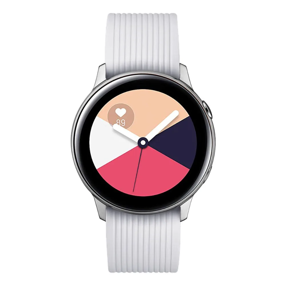 Ремешок спортивный для Samsung Galaxy Watch Active 20 мм силиконовый браслет Gear S2 classic Sport 42 Huawei