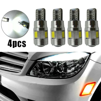 

4pcs 6000K White 10LED Light Lamp CANbus Error Free For Mercedes-Benz W204 Each Bulb Contains 10 White LEDs
