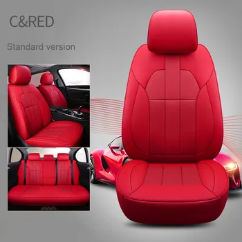 

custom cowhide Leather car seat cover for OPEL Astra Antara zafira Maserati Quattroporte TESLA MODEL-X car accessories styling