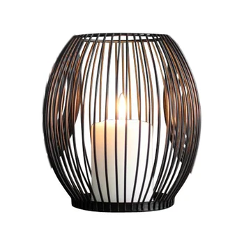 

Modern Hollow Out Candle Holder Articles Candlestick Hanging Lantern Home Decor Gifts