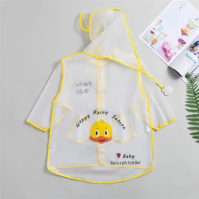 Children's waterproof raincoat Boys Girls Kids Hooded Raincoat Waterproof Jackets Toddler Baby Cartoon Tops #4S18 (42)