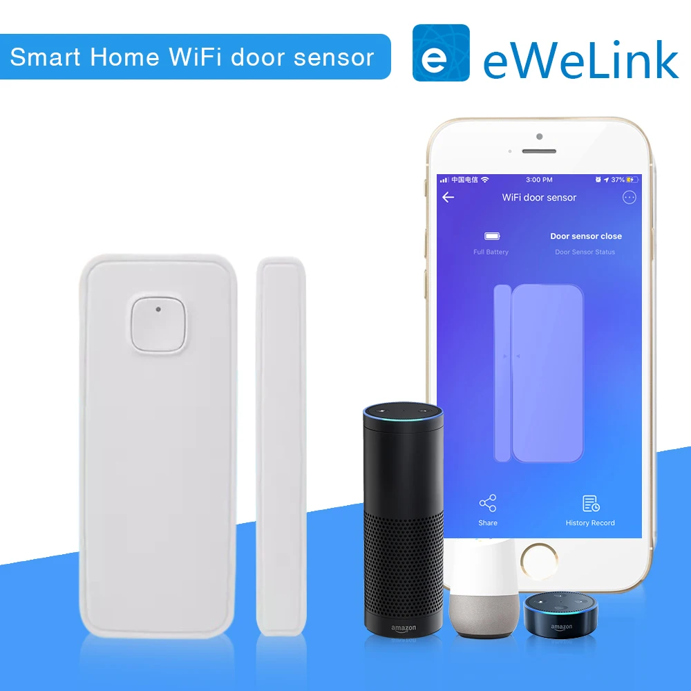 Eachen Wifi Smart Door Window Sensor Wdw Using Ewelink App Aliexpress Consumer Electronics